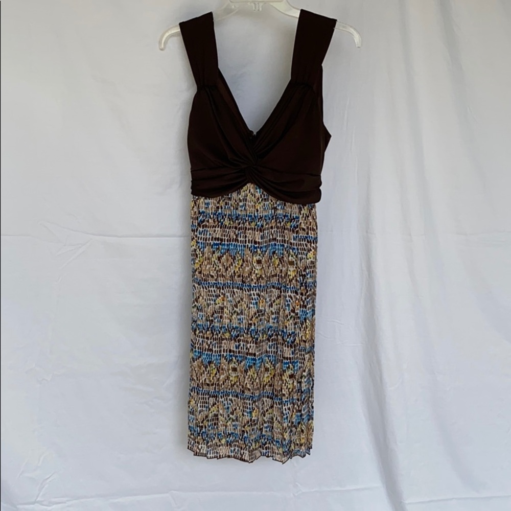 Wide strap tank top dress
